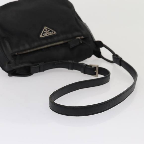 PRADA Shoulder Bag Nylon Black Auth bs16115 - Picture 7 of 16